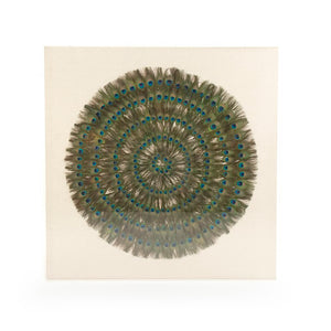 Zentique Abstract Layered Paper Acrylic Framed Art — 47.25" Square Textured Modern Wall Piece, Ready to Hang ZEN30103