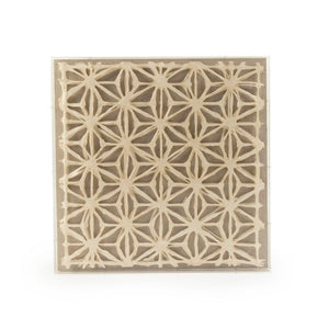 Zentique Abstract Layered Paper Acrylic Framed Art - Compact 23.5cm Square, Ready-to-Hang Modern Wall Accent for Minimalist Décor ZEN30191