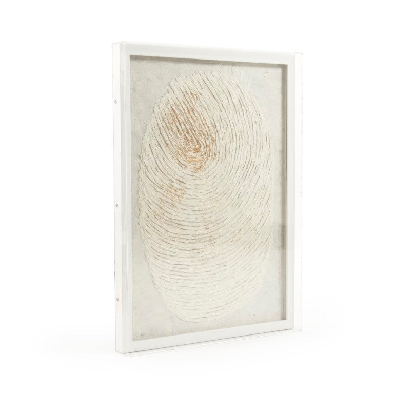 Zentique Abstract Pine Framed Paper Art – Minimal Monochrome Wall Decor with Glass, Ready-to-Hang 19.75x27.75" ZEN30447BY