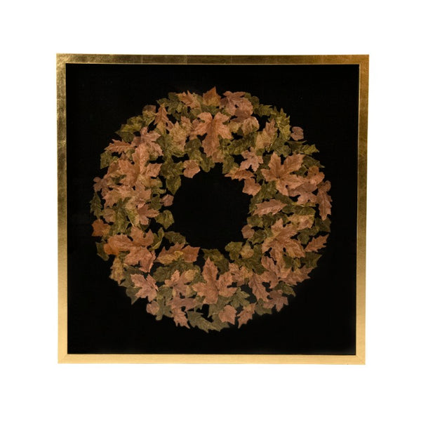 Zentique Wreath Modern Acrylic & MDF Wall Art | Neutral Paint-Ready 35cm Wreath for Year-Round Decor ZEN30713