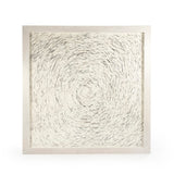 Abstract Paper Framed Art Off-white Paper on Neutral Background ZEN35280A Zentique