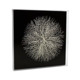 Abstract Branches in Acrylic Wall Art White Background, Black Background ZEN35778 Zentique