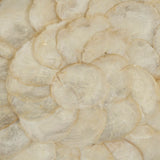 Abstract Shell Art 30% Acrylic, 60% Shell, 5% Linen & Velvet ZEN36702B Zentique