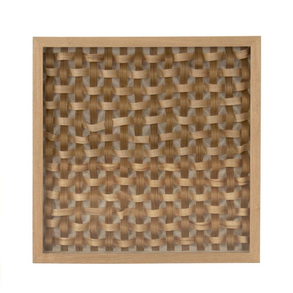 Abstract Paper Wall Art Neutral Art, Natural Linen ZEN38902 Zentique
