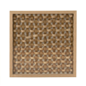 Abstract Paper Wall Art Neutral Art, Natural Linen ZEN38902 Zentique