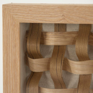 Abstract Paper Wall Art Neutral Art, Natural Linen ZEN38902 Zentique