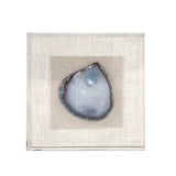 Geode Acrylic Framed Wall Art Blue, Gold, Natural, Off-White ZEN40063A NG Zentique