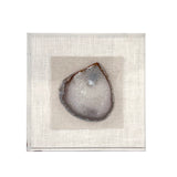 Geode Acrylic Framed Wall Art Purple, Gold, Natural, Off-White ZEN40063B NG Zentique