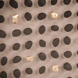 Zentique Gold/Black Stone acrylic framed wall art — Dramatic gold and black linen texture, modern focal piece (31.5") ZEN45861