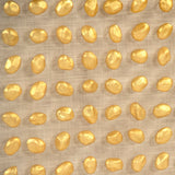 Gold Stone Acrylic Framed Wall Art Gold Stones, Natural Linen ZEN46004 Zentique