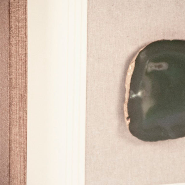 Zentique Green Geode Acrylic Wall Art Print — Emerald Geode Texture Panel, Lightweight 19.75x23.5in Ready-to-Hang Statement Piece ZEN55207C