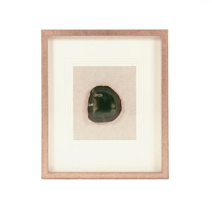 Zentique Green Geode Acrylic Wall Art Print — Emerald Geode Texture Panel, Lightweight 19.75x23.5in Ready-to-Hang Statement Piece ZEN55207C
