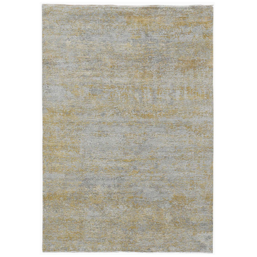 AMER Rugs Zenith Hand-knotted Wool Silk Abstract Area Rug for Modern Living Spaces ZEN640203