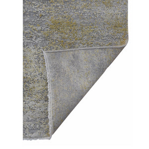 Zenith Hand-knotted Wool Silk Abstract Area Rug for Modern Living Spaces