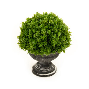 Zentique Faux lifelike potted plant for desks, shelves & bathrooms — low-maintenance décor, 8.5x11.5 in compact display ZENC-1
