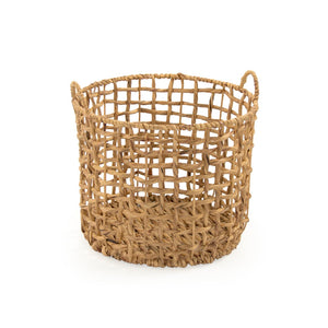 Water Hyacinth Baskets Brown ZENGN-B21 L Zentique