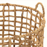 Water Hyacinth Baskets Brown ZENGN-B21 L Zentique