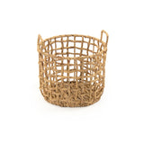 Water Hyacinth Baskets Brown ZENGN-B21 M Zentique