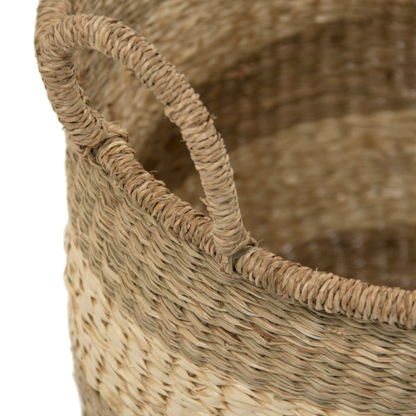 Rounded Basket w/ Handles Brown ZENGN-B5 M Zentique