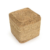 Woven Cube Ottoman Brown ZENGN-CBP2 Zentique