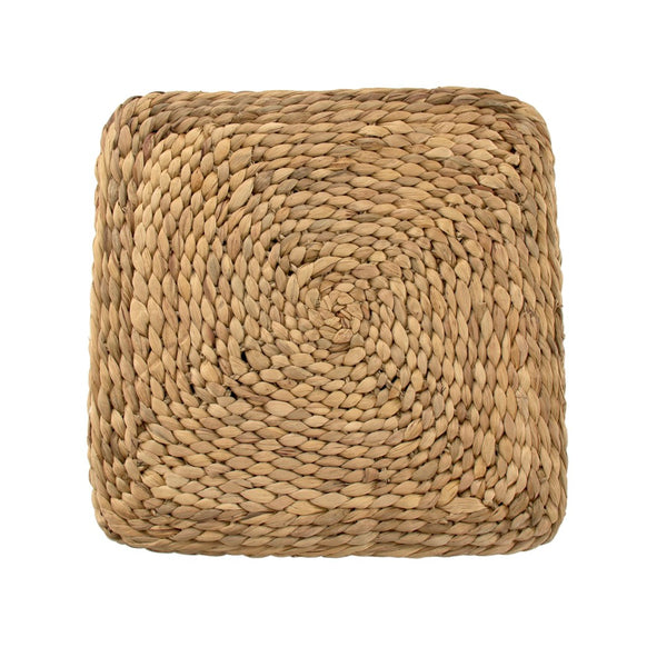 Woven Cube Ottoman Brown ZENGN-CBP2 Zentique