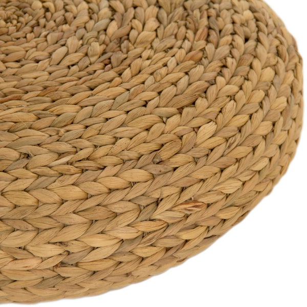 Zentique Large Water Hyacinth Floor Pillow — Handwoven Sustainable Cushion for Lounging, Meditation, Seating, Décor (23"x6.25") ZENGN-DNP3 L