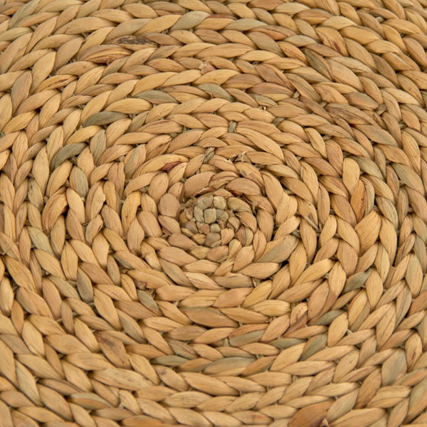 Zentique Large Water Hyacinth Floor Pillow — Handwoven Sustainable Cushion for Lounging, Meditation, Seating, Décor (23"x6.25") ZENGN-DNP3 L