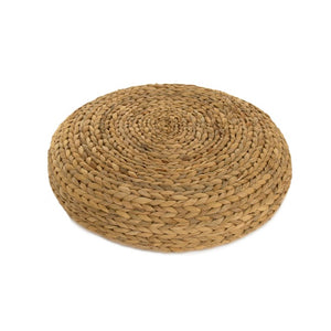 Zentique Large Water Hyacinth Floor Pillow — Handwoven Sustainable Cushion for Lounging, Meditation, Seating, Décor (23"x6.25") ZENGN-DNP3 L