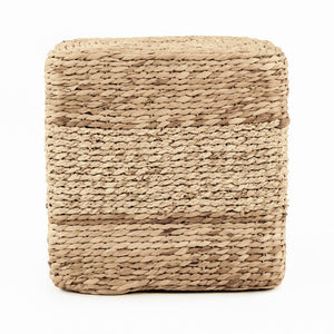 Woven Cylindrical Stool Brown, Tan ZENMK-CBP07 Zentique