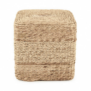 Woven Cylindrical Stool Brown, Tan ZENMK-CBP07 Zentique