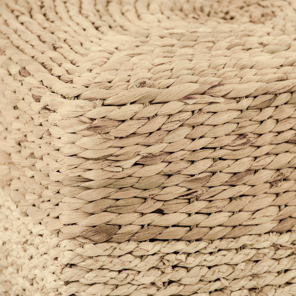 Woven Cylindrical Stool Brown, Tan ZENMK-CBP07 Zentique