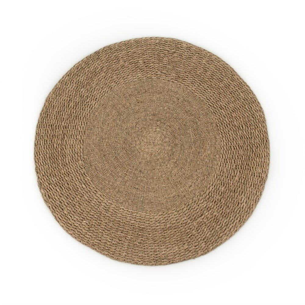 Round Area Rug Brown ZENMK-RR4 Zentique
