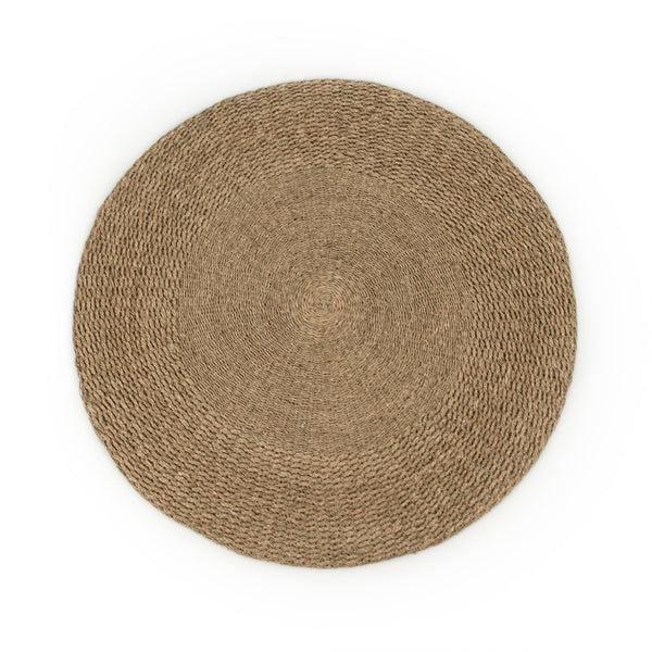 Round Area Rug Brown ZENMK-RR4 Zentique
