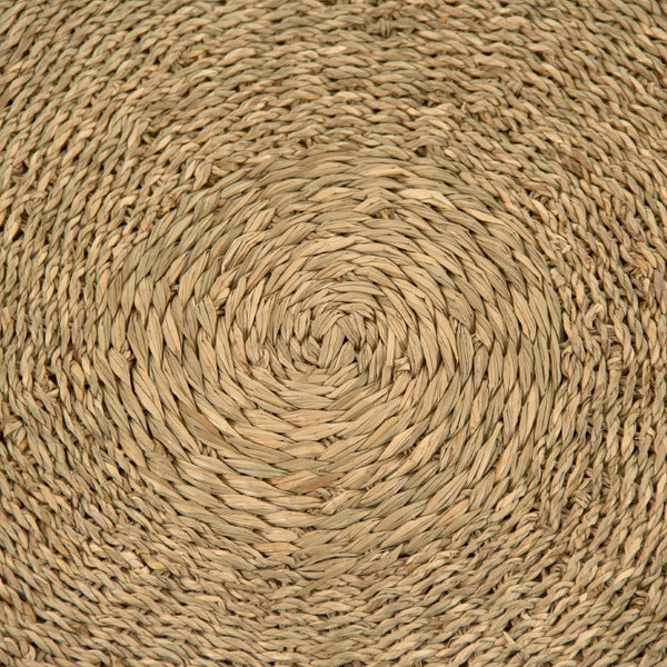 Zentique Round Seagrass Area Rug 48" Diameter - Handwoven Coastal Natural Fiber Rug, Durable, Eco-Friendly, Textured Boho Accent ZENMK-RR4