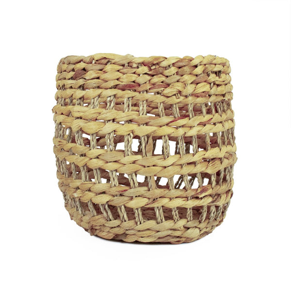 Woven Basket Small Brown ZENOS-B14 S Zentique