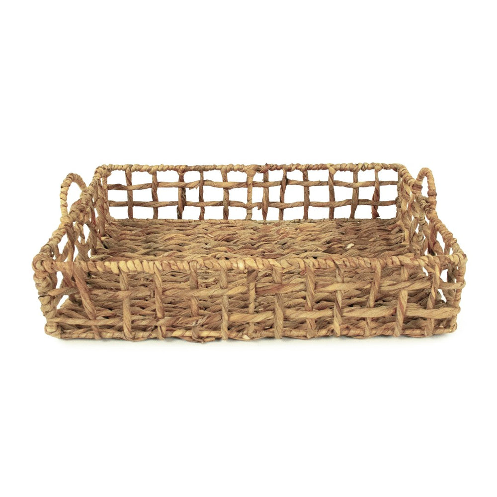 Woven Tray Large Brown ZENTS-B08 L Zentique