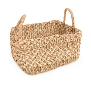 Woven Basket Small Beige/ Brown ZENTS-B11 S Zentique