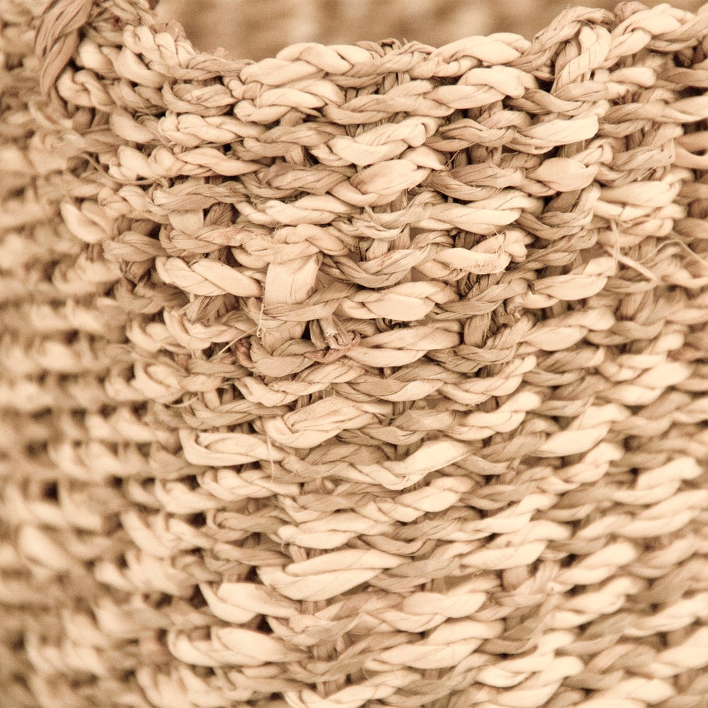 Woven Basket Large Beige/ Brown ZENTS-B11 L Zentique