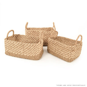 Woven Basket Small Beige/ Brown ZENTS-B11 S Zentique
