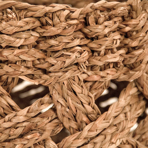 Woven Basket Medium Dark Brown ZENTS-B25 M Zentique