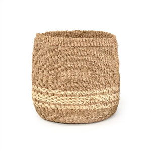Woven Basket Medium Brown/Beige ZENWS-B02 L Zentique