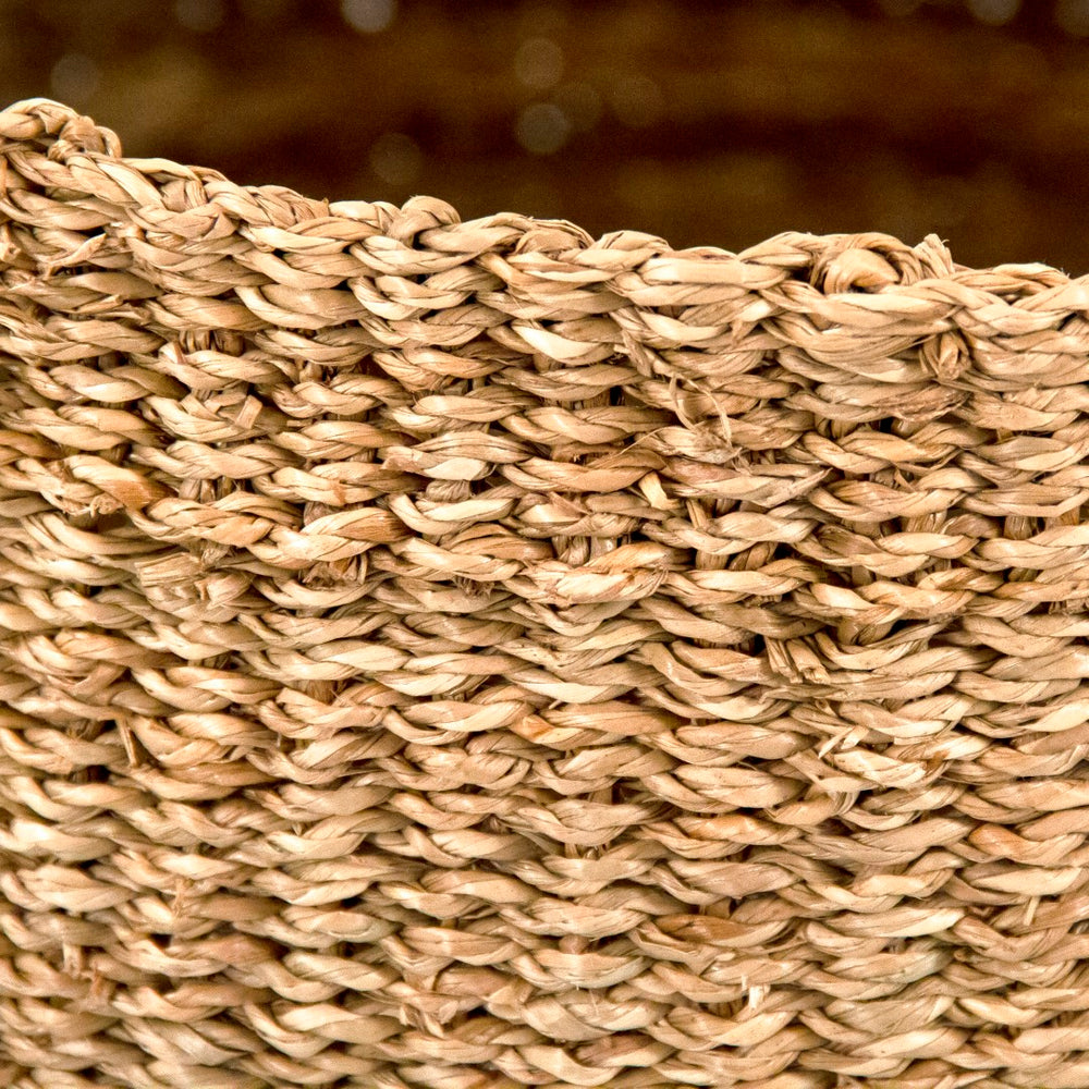 Woven Basket Medium Brown/Beige ZENWS-B02 L Zentique