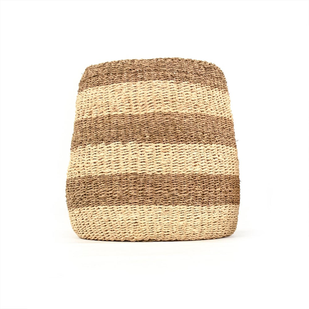 Woven Basket Large Beige/ Brown ZENWS-B03 L Zentique