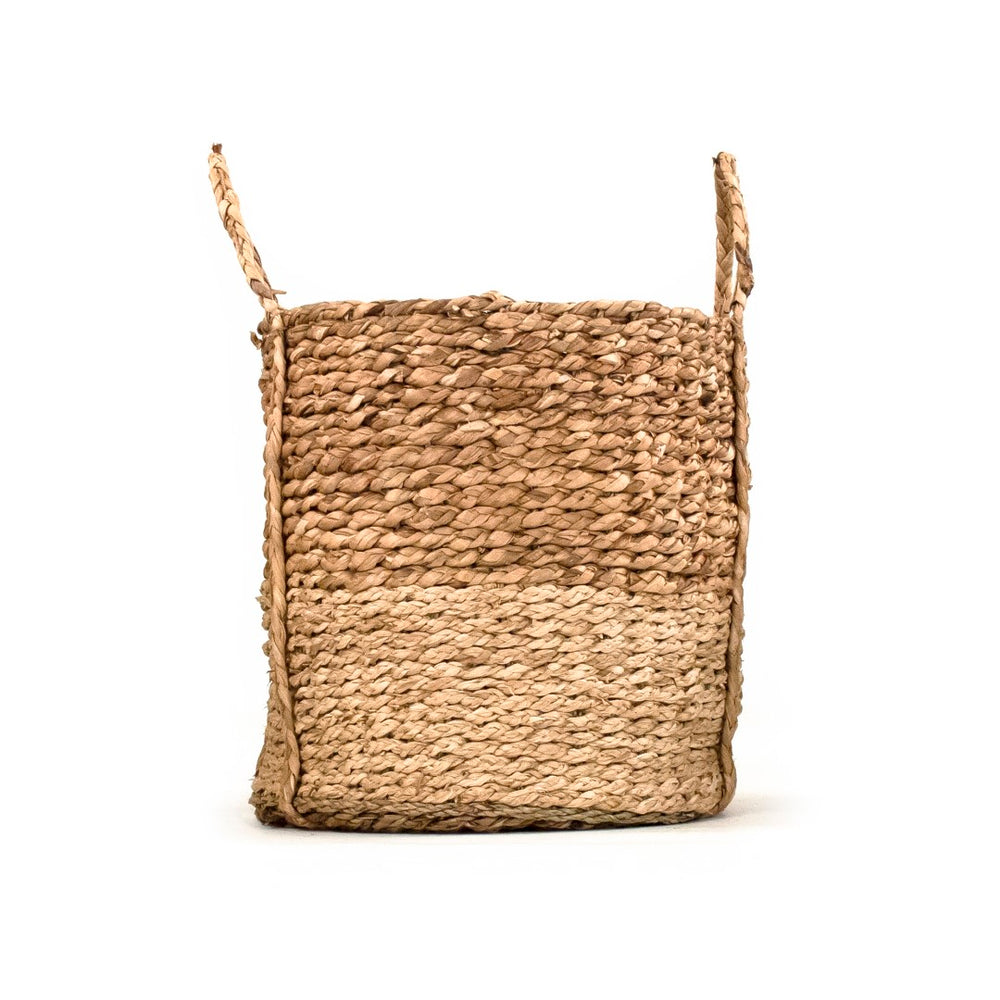 Woven Basket Large Dark Brown/Beige ZENWS-B13 L Zentique