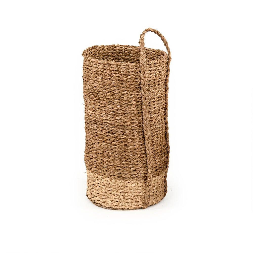 Woven Basket Large Dark Brown/Beige ZENWS-B14 L Zentique