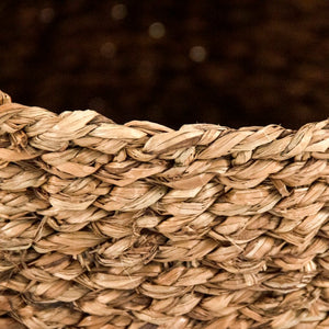 Zentique Woven Oversized Seagrass Basket for Blankets & Toys – Handwoven Coastal Storage, Durable Decor (H13.75) ZENWS-B15 M