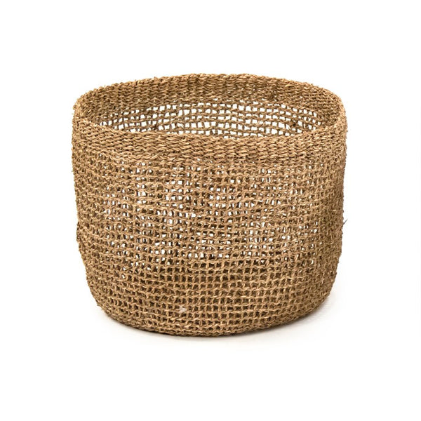 Zentique Woven Extra-Large Seagrass Basket for Blankets, Toys & Laundry — Handwoven Durable Natural Storage (96) ZENWS-B22 XL