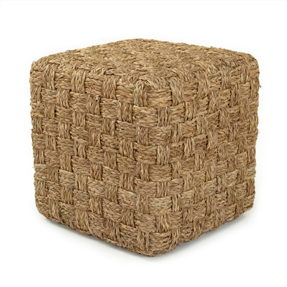 Woven Pouf Brown ZENWS-P01 M Zentique