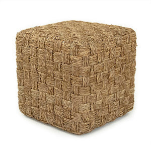 Woven Pouf Brown ZENWS-P01 M Zentique