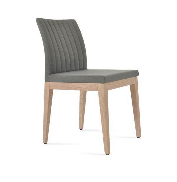 Soho Concept Zeyno Wood Dining Chair With Camira Blazer Wool Fabric – Elegant, Durable, 10-year Guarantee! Ash,Natural,Grey  Soho-concept-dining-chair-06402